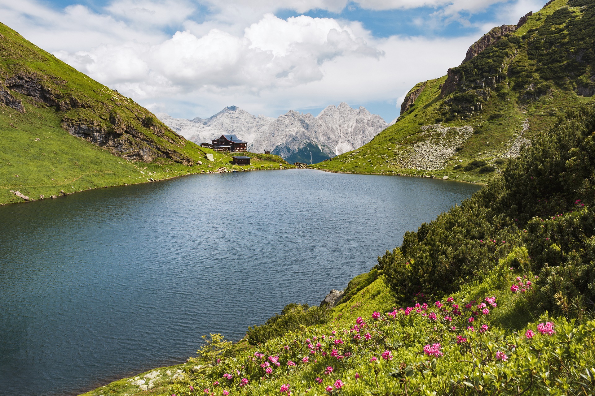 Wildseelodersee bei Fieberbrunn im Sommer